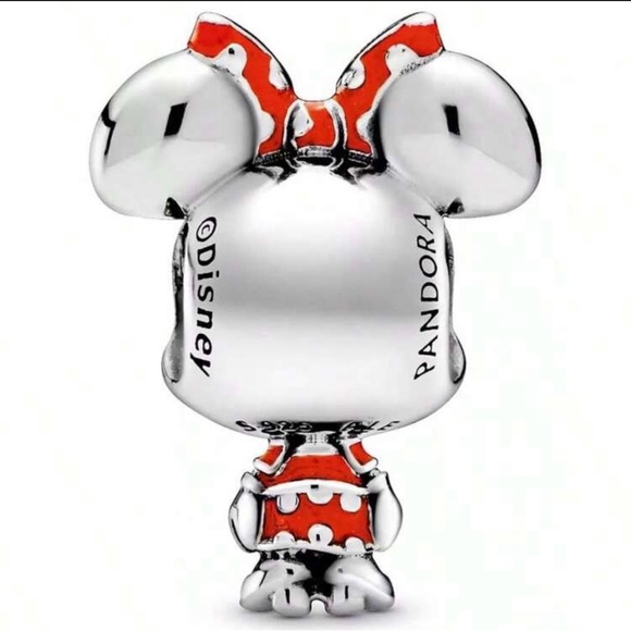 Minnie Mouse Silver and Red Charm - Picture 2 of 3